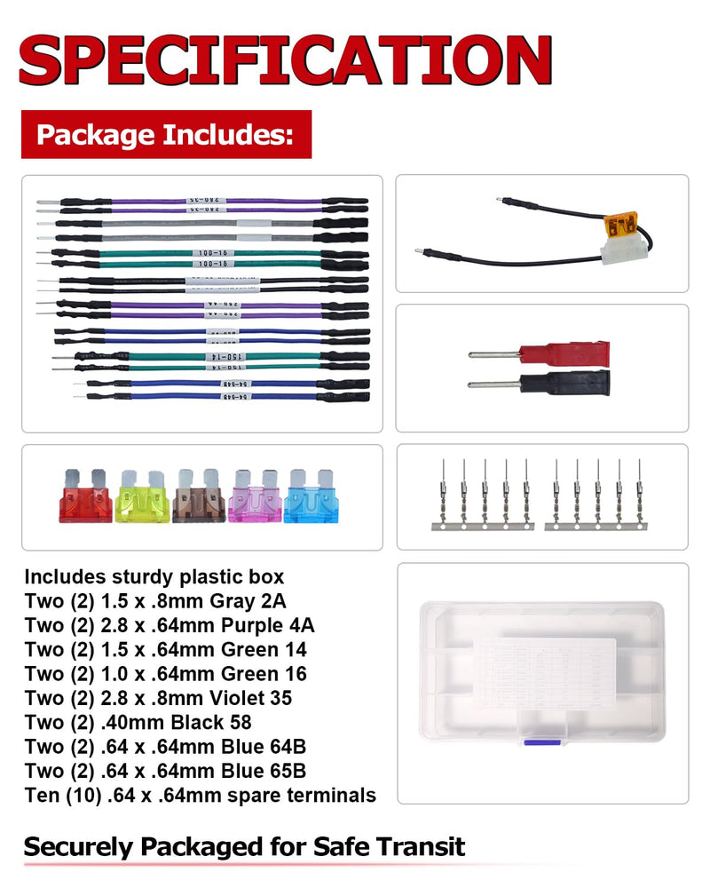 1ST TP-300-A Terminal Test Probe Kit Compatible Suitable for GM Vehicles, Repalce OE: TP300A EL-35616-300-A J-35616