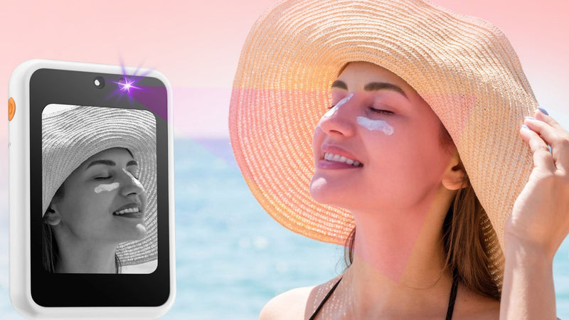 Vanexiss UV Camera for Sunscreen Test UV Mirror Sunscreen Camera 2.8inch