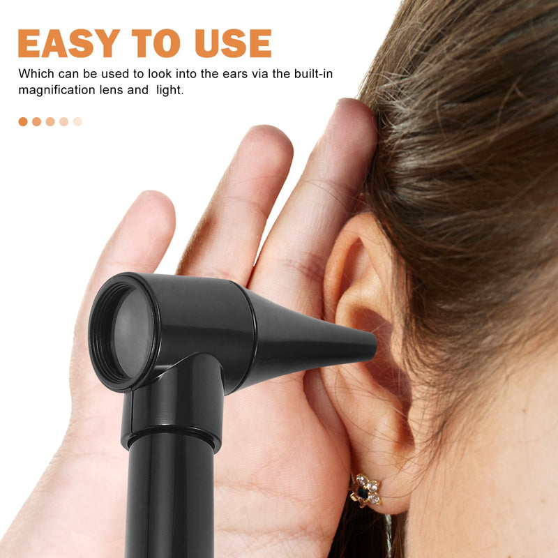 Healifty Medical Diagnostic Otoscope, Ear Care Ear Scope Magnifying Lens Clinical Penlight Flashlight Ear Care Set 2pcs - BeesActive Australia