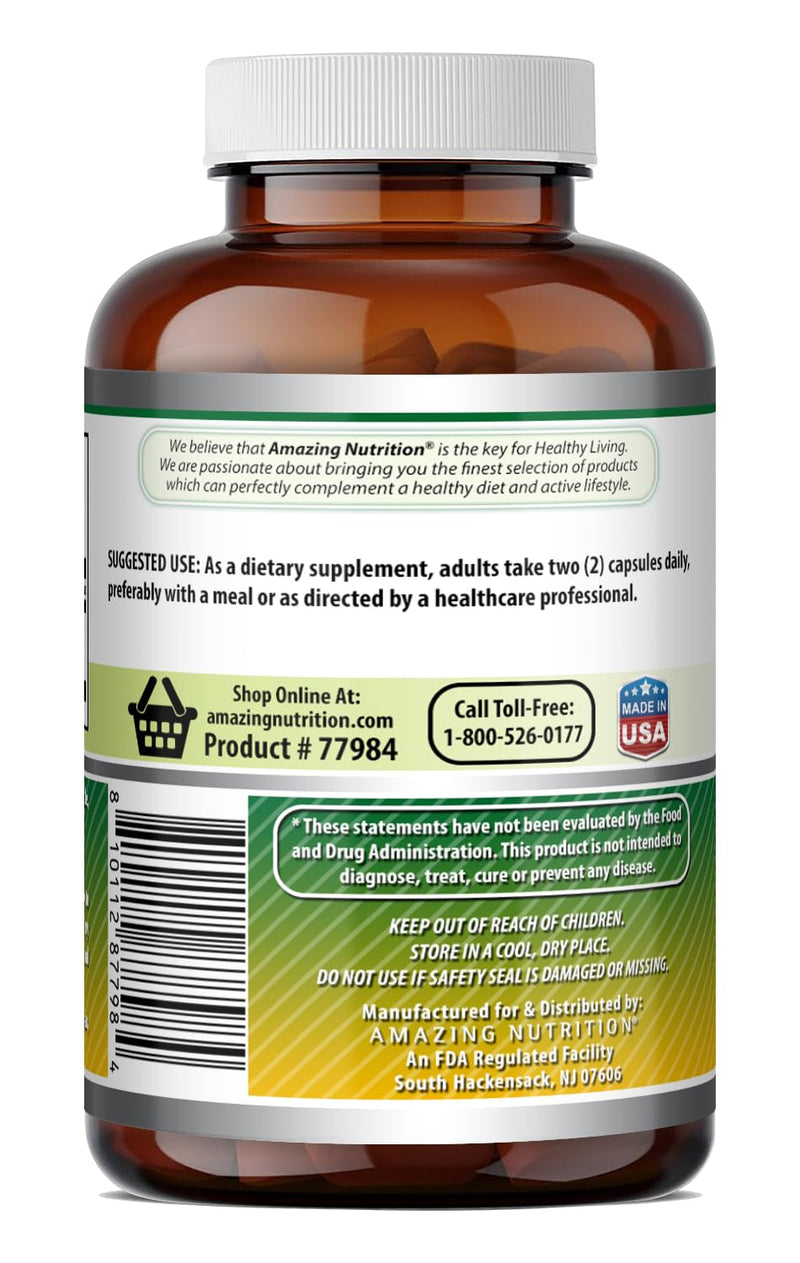 Amazing Formulas Glucosamine Sulfate Supplement | 1500 Mg Per Serving | 120 Capsules | Non-GMO | Gluten-Free | Made in USA 120 Count