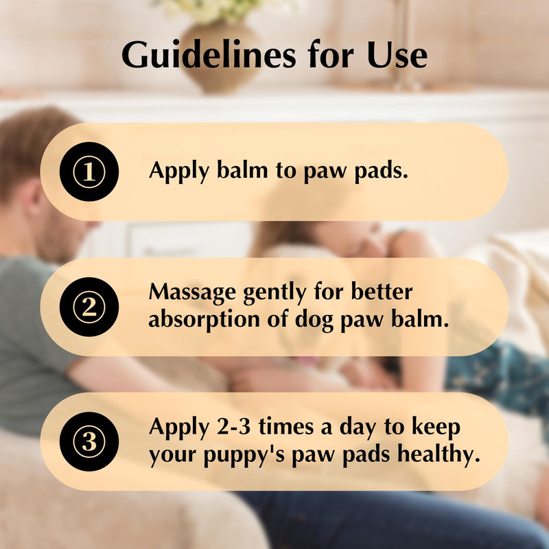 All-Natural Lick Safe Dog Paw Balm for Dogs & Cats | 2 Pack Dog Paw Pad Balm Paw Protector, Moisturizer & Soother for Dry Cracked Paws & Noses | Snout Soother for Dogs (1.23oz*2) - PawsPlanet Australia