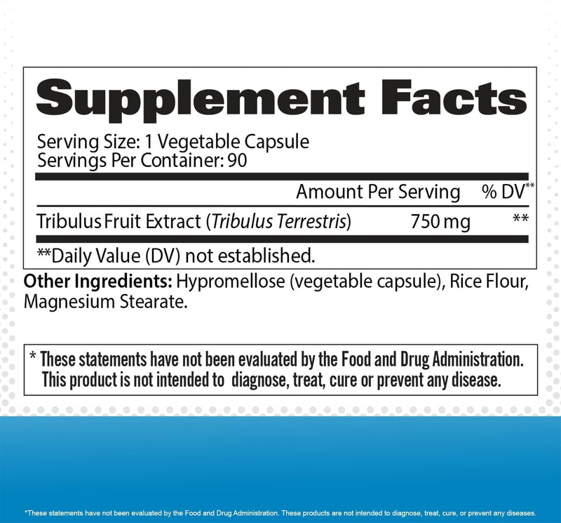 GAT Tribulus Capsules, 90 Count - BeesActive Australia