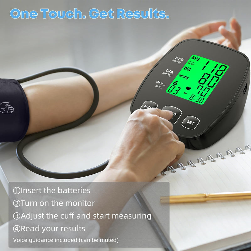 Pediatric Blood Pressure Monitor for Home Use with 2 Size Cuffs