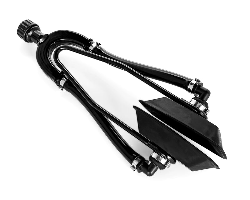 Camco Boat Dual Water Feed Motor Flusher - Boat Muffs Flush Contaminates Out of Your Boat Engine - Dual Input Design - Connects to Standard Water Hoses - Boat Accessories for Winterization (50141) - BeesActive Australia