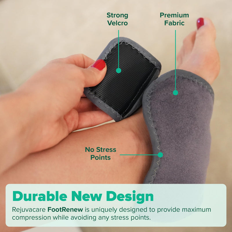Rejuvacare Foot Renew Triple Method Massager for Home Use - The Official 2026 - Relaxation Support for Foot and Ankles - 1 Piece