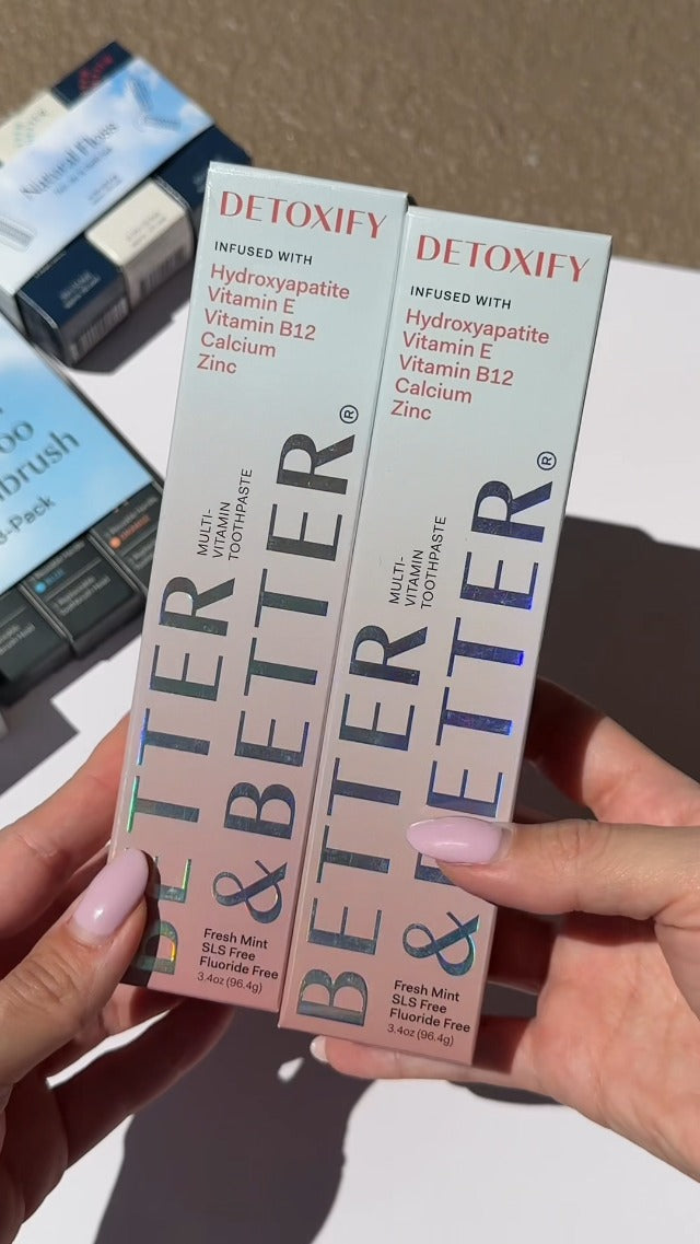 Better & Better Kids Toothpaste | Natural Hydroxyapatite Toothpaste Infused w/Calcium & Vitamins D, E, B12 | Fluoride & SLS Free for Sensitive Brushers | Watermelon Flavor | 3.4oz, 3 Pack