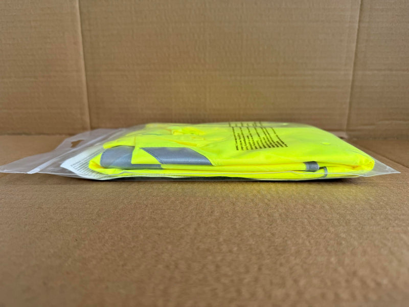 Salzmann High Visibility Cycling Vest | Reflective Cycling Gilet | Made with 3M Scotchlite Large Yellow
