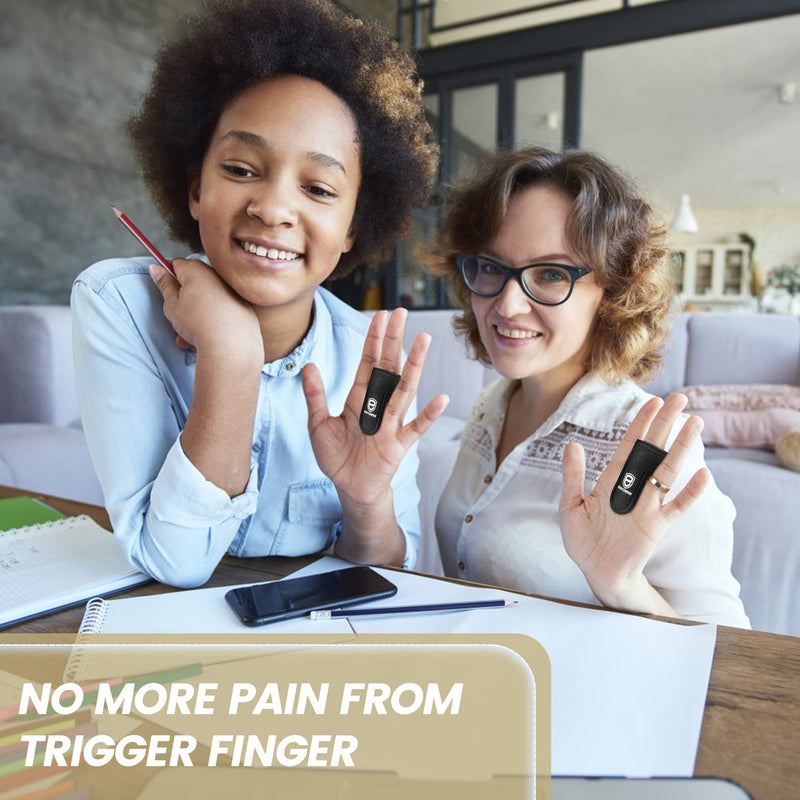 2Pcs Trigger Finger Splint, Finger splints for Thumb, Index, Middle, Ring and Pinky, Finger Support Brace for Tendonitis, Stiffness, Curved, Bent, Locked - Fit for Left Or Right Hand 2 - BeesActive Australia