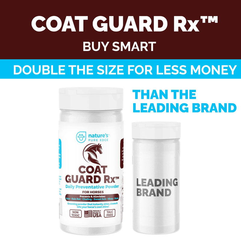 Coat Guard Rx™ Large 16 oz. Daily Preventative Powder for Horses - Coat and Skin treatment & Dry Shampoo for Horses. 16Oz - BeesActive Australia