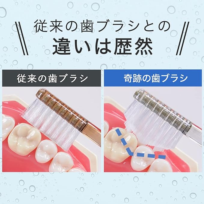 Miraculous Toothbrush, Clear Black, 3 Piece Set (Genuine, Official) - BeesActive Australia