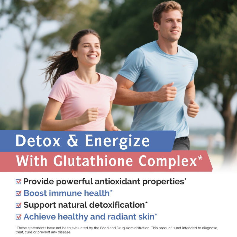 Innate Vitality Glutathione Supplement 500mg, Bioavailable Reduced Glutathione, with Milk Thistle, Vitamin C, B Complex, Immunity Defense, Liver, Antioxidant Support, 60 Capsules 60 Count (Pack of 1)