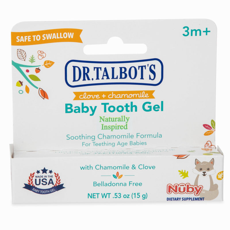 Dr. Talbot's Baby Tooth Gel for Sore Gums, Naturally Inspired, .53 Oz, Benzocaine Free, Belladonna Free Day Time 0.53 Ounce (Pack of 1) - BeesActive Australia