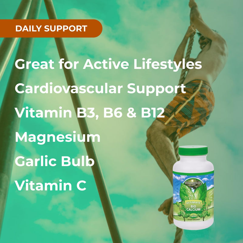 Youngevity Cardio FX Cardiovascular Support Supplement with CoQ10, 60 Caps | Garlic, ginkgo, hawthorn berry, CoQ10, taurine, magnesium, B vitamins, cardiovascular support, active lifestyle, 60 capsules