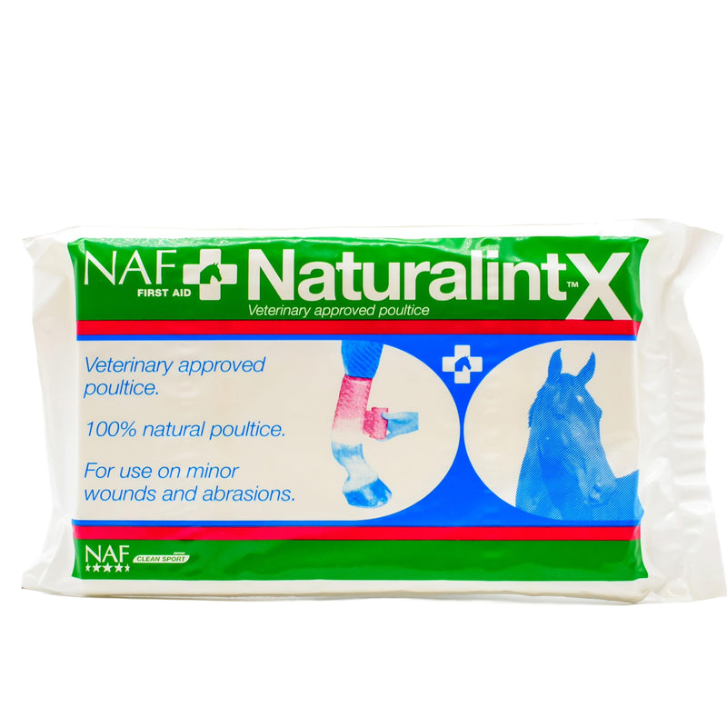 NAF NaturalintX Poultice Single – Veterinary-Approved Poultice for Horses – Can Be Used Hot, Cold or Dry – For Wounds, Abscesses, Hoof Conditions & Swellings 1 Count (Pack of 1)