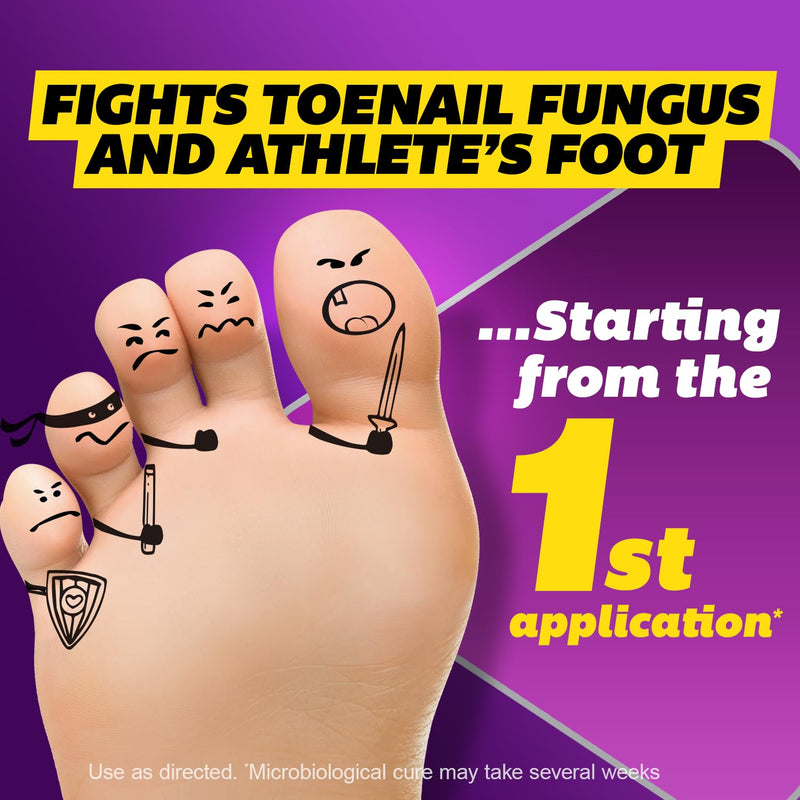 SILKA Max Strength Antifungal Liquid for Toenail Health with Brush Applicator, Results in 1 Week, Nail Fungus Treatment for Damaged Toenails, Athlete's Foot Treatment, Tolnaftate 1% 0.45 Fl Oz -2 Pack 0.45 Fl Oz (Pack of 2)