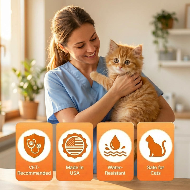 PUAINTA Addcool Plus Flea and Tick Prevention for Cats & Kittens, Professional Topical Treatment, 3 Monthly Doses, Fast-Acting Waterproof Cat Flea Drops 3 Count Cats over 1.5 lbs