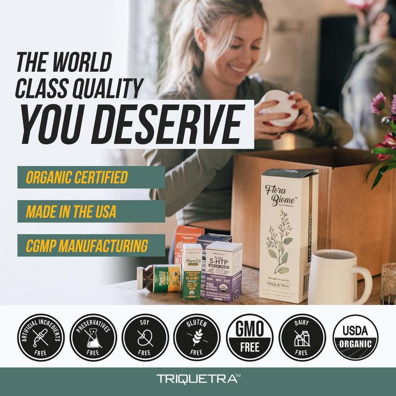 Organic Plant D3 + K2 | 5000 iu D3 + 120 mcg K2 as All-Trans MK7 from MenaQ7® - 100% Whole Food, Raw & Vegan | Enhanced Digestion with Prebiotic & Superfood Complex – D3 from Organic Algae (60 Count) 60 Count (Pack of 1) - BeesActive Australia