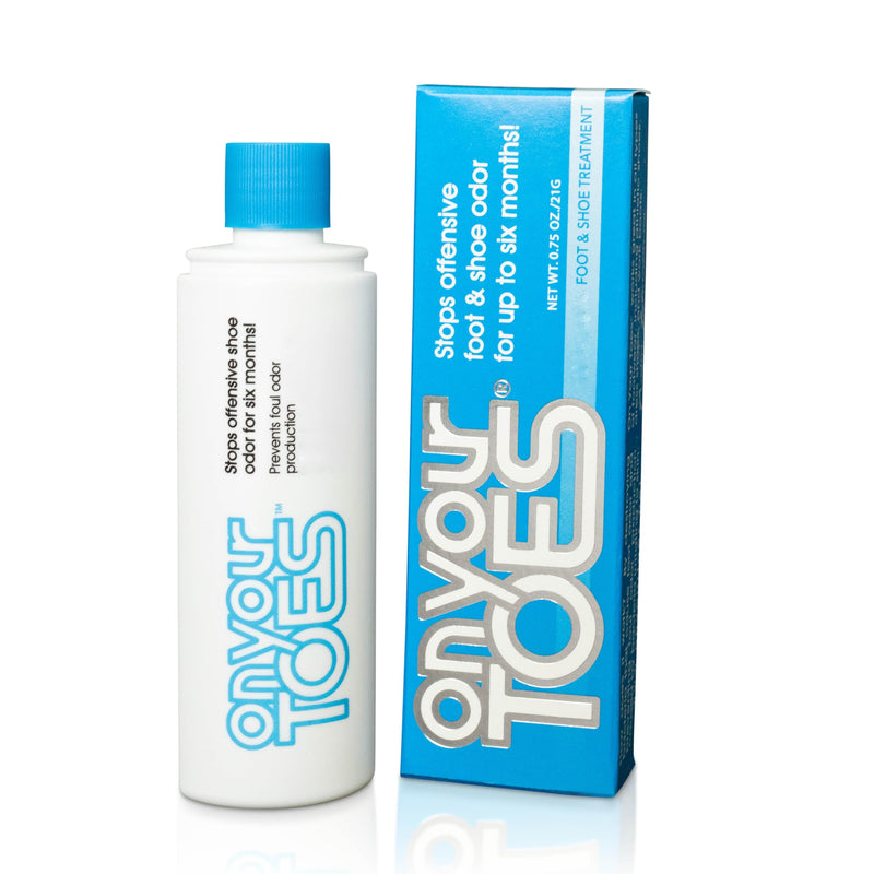 On Your Toes Natural Foot and Shoe Odor Eliminator –Shoe Deodorizer with Body Powder to Neutralize Smelly Odors – Long-Lasting, Fast-Acting Foot Powder for Kids and Adults (3 Pack) 0.75 Ounce (Pack of 3) - BeesActive Australia