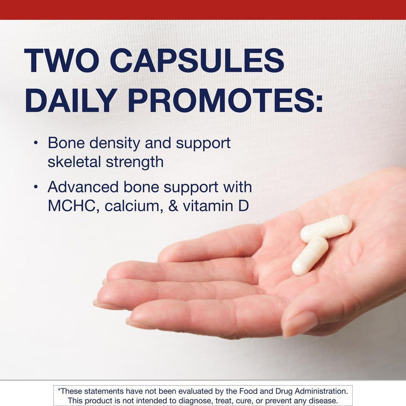 Metagenics Bone Builder Plus MCHC, Bone Density Support, 90 Capsules | Bone Health Supplement, 90 mg Calcium with Microcrystalline Hydroxyapatite (MCHC), Supports Bone Mineral Density, Gluten-Free 90 Count (Pack of 1)