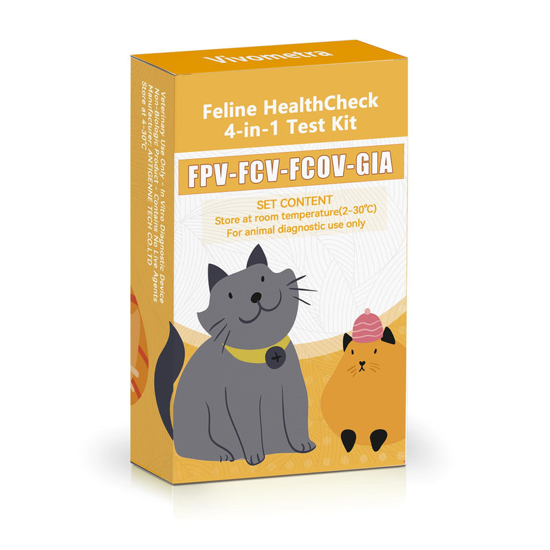 Home Check 4-in-1 Feline Home Wellness Kit – Easy Cat Health Monitor 2 (Pack)