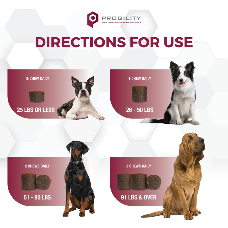 Nootie Progility Urinary Support Supplement for Dogs, Bladder Support and Urinary Tract Support for Dogs with Cranberry and D-Mannose, 90 Soft Chews per Container Urinary Support Chews (30lbs and Over) - PawsPlanet Australia