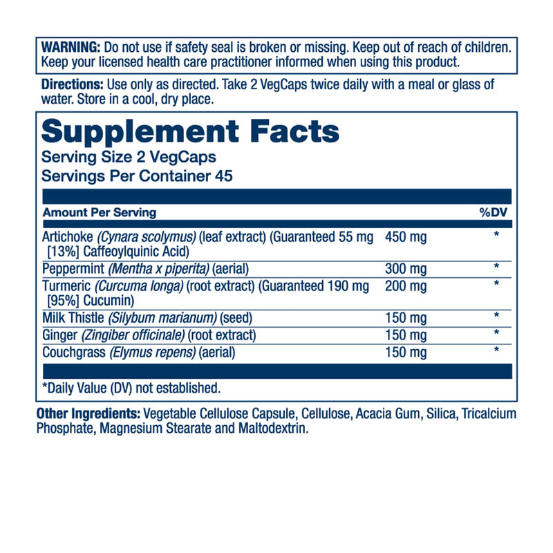 SOLARAY Gallbladder Support Formula | Healthy Gallbladder & Liver Support | 30 Servings | 90 VegCaps - BeesActive Australia