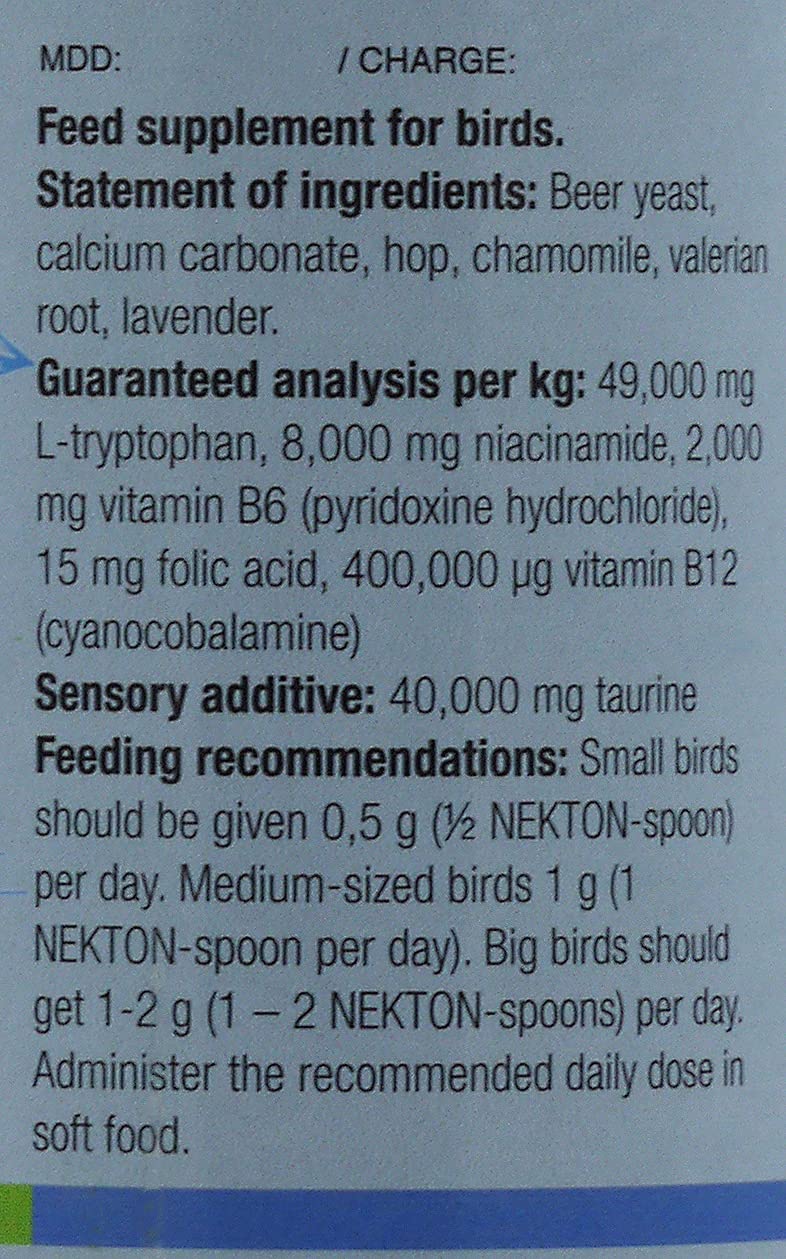 Nekton-Relax for Nervous and Noisy Birds (1.23 oz) 1 Count (Pack of 1) - PawsPlanet Australia