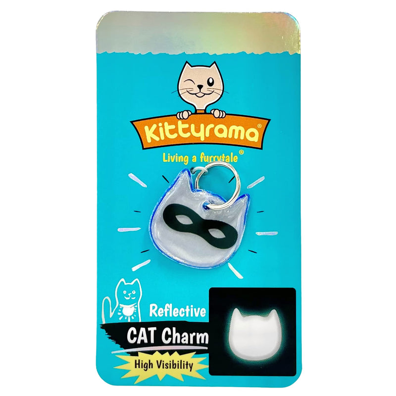 Reflective Cat Charm. Safety Cat Tag. Lightweight, High Visibility, Waterproof. Fits All Reflective Cat Collars. Other Styles Available Blue Ninja - BeesActive Australia