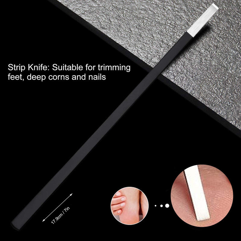 Watris Veiyi 7PCS Pedicure Knife Set, Ingrown Toenail Removal Kit, Pedicure Callus Shaver Tools, Professional Foot Scraper, Steel Foot Care for Dead Skin Corn Foot Remover Foot File Rasp (7in) - BeesActive Australia