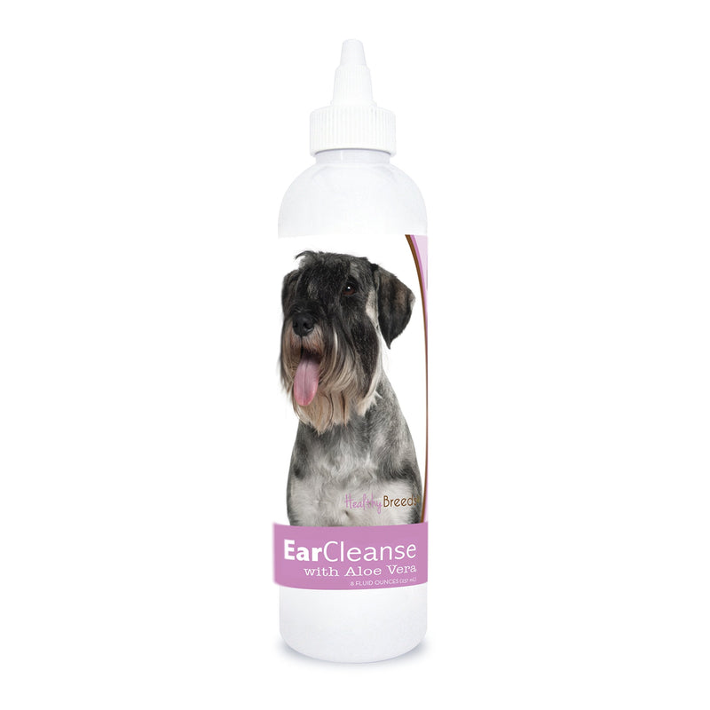 Healthy Breeds Standard Schnauzer Ear Cleanse with Aloe Vera Sweet Pea and Vanilla 8 oz