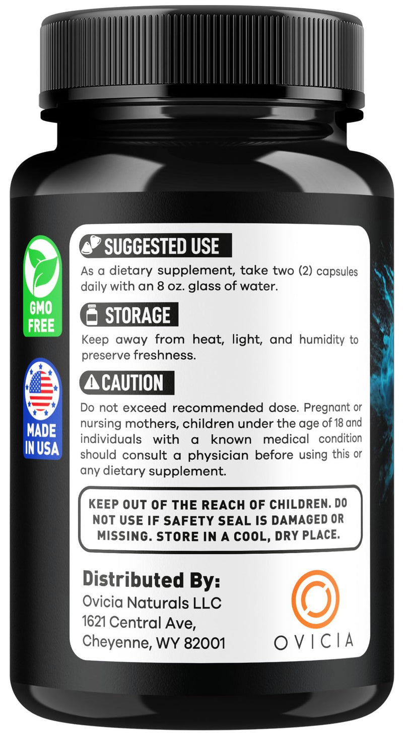 (3 Pack) IQ Blast Plus - IQBlast Plus Capsules Support Advanced Formula Reviews, IQBlastPlus Pills Natural Ingredients Memory Support Daily Vitamins for Health and Wellness, 180 Capsules for 3 Months