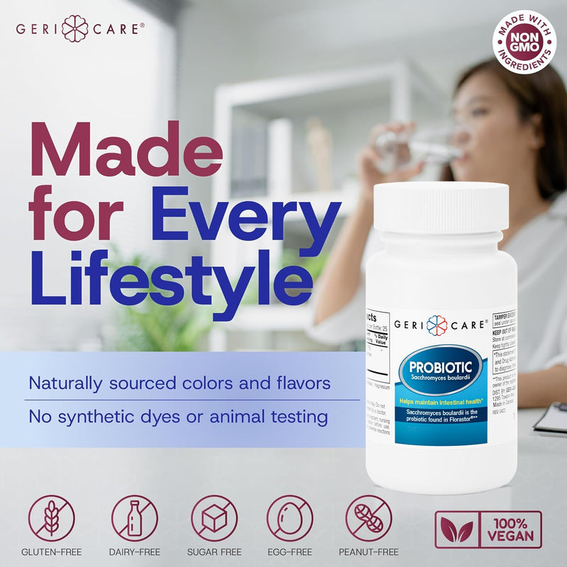 GeriCare Ultimate Probiotic and Digestive Health Supplement - Complete Gut Repair, Probiotics for Women and Men Lactose & Gluten Free - 50 Capsules (3 Pack) 50 Count (Pack of 3)