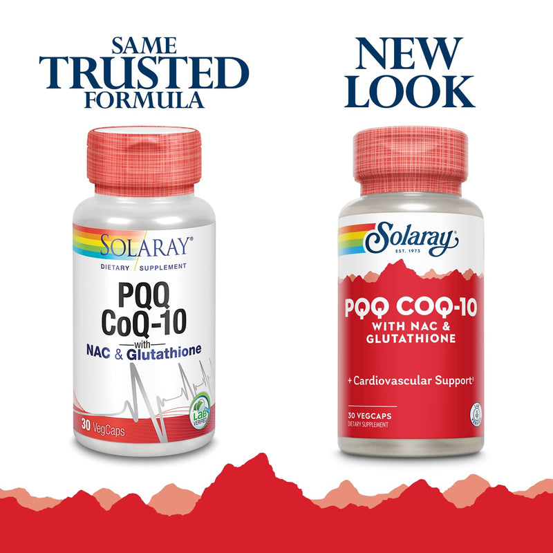 Solaray PQQ CoQ10, Heart Health Support, 30ct