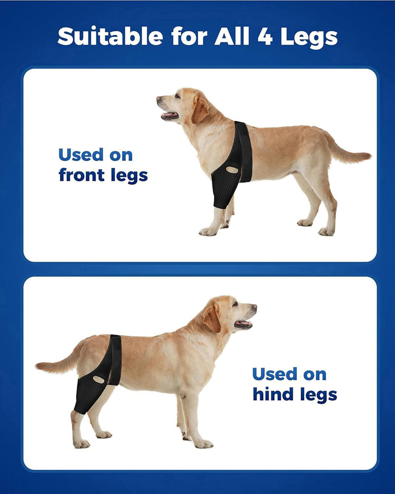 Dog Knee Brace, Dog ACL Brace for Front Torn and Back Hind Rear Legs ACL Tear, Dog Hip Knee Leg Brace for Hip Dysplasia, Dog Arthritis, Luxating Patella, Medium