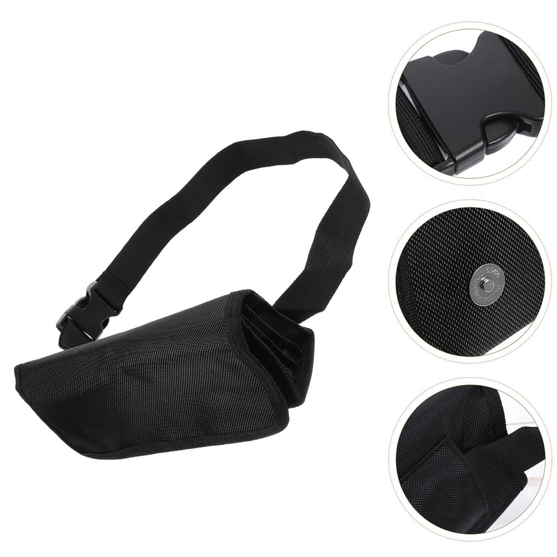 Fanny Packs for Women Belt Fanny Bag Waist Bag Cashier Small Change Ticket Miss Black Cashier (23.00x6.00x8.00 CM) - BeesActive Australia