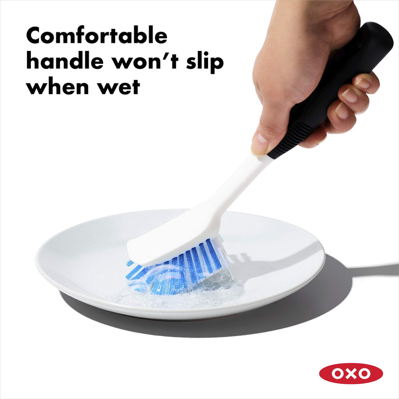 OXO Good Grips Dish Brush, White/Black, 1EA 1 EA Plastic - BeesActive Australia