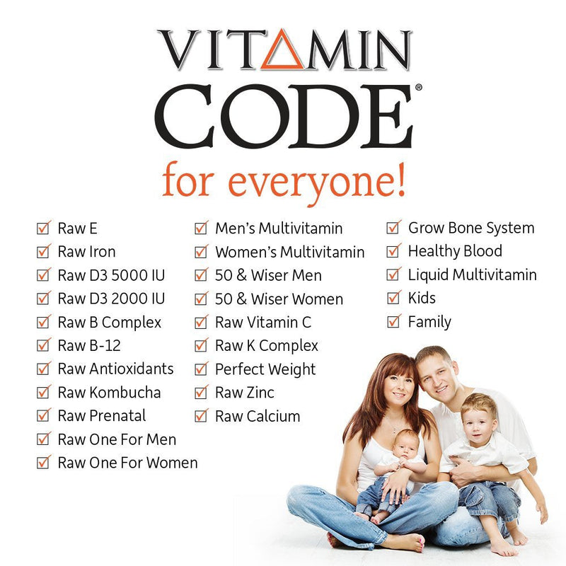 Garden Of Life D3 - Vitamin Code Whole Food Raw D3 Vitamin Supplement, 2000 Iu, Dairy and Gluten Free, Vegetarian, 120 Capsules D3 with Organic Green Cracked Wall Chlorella Plus Probiotics 120 Count (Pack of 1) - BeesActive Australia