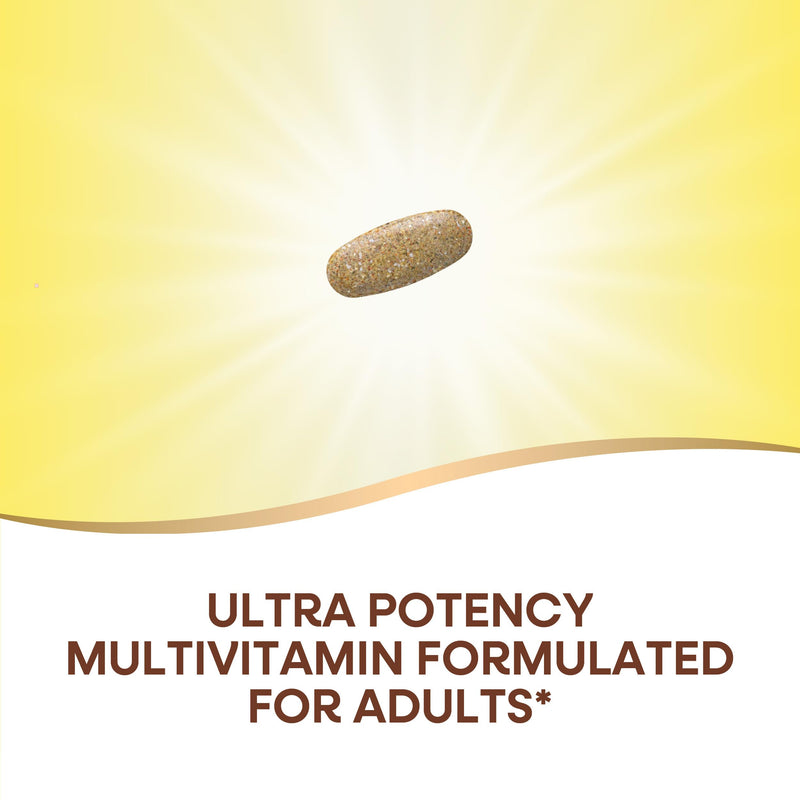 Nature's Way Alive! Adult Ultra Multivitamins, High Potency, 60 ct | Promotes Cellular Energy Metabolism*, Heart & Muscle Function*, B-Vitamins Including Methylated B12, Gluten-Free