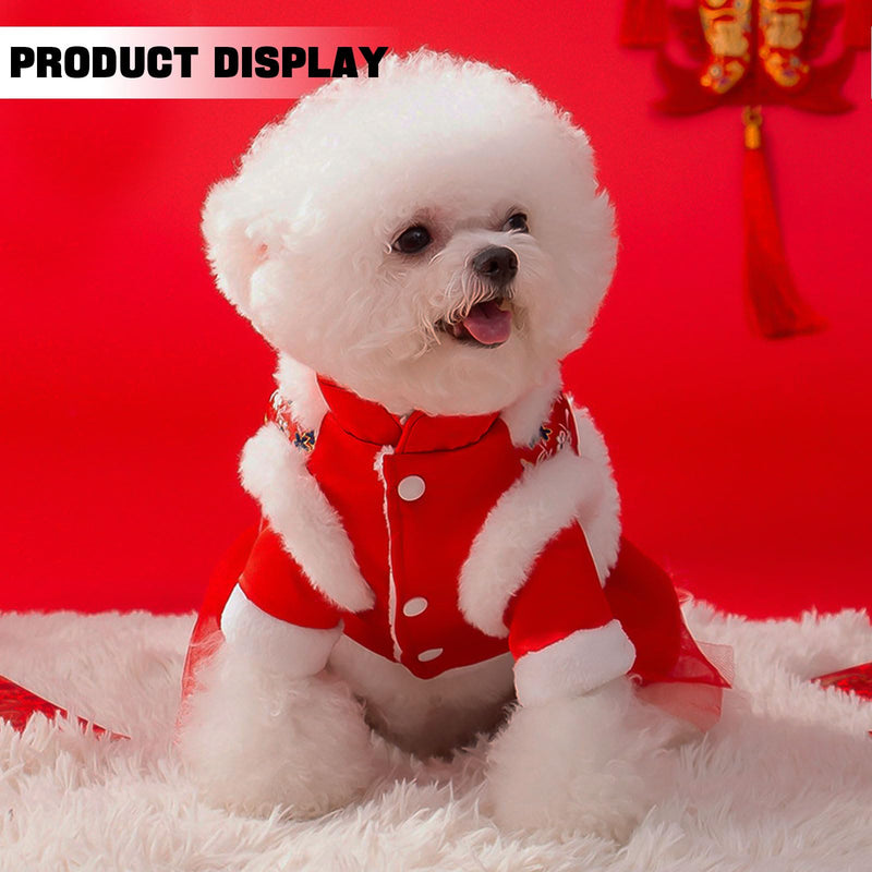 Dog Coat Cold Weather, Cute Dog Jackets Winter Coat, Dog Clothes for Christmas Day, Warm Coats Dogs Cold Weather for Small Medium Dogs (Large) Large - BeesActive Australia