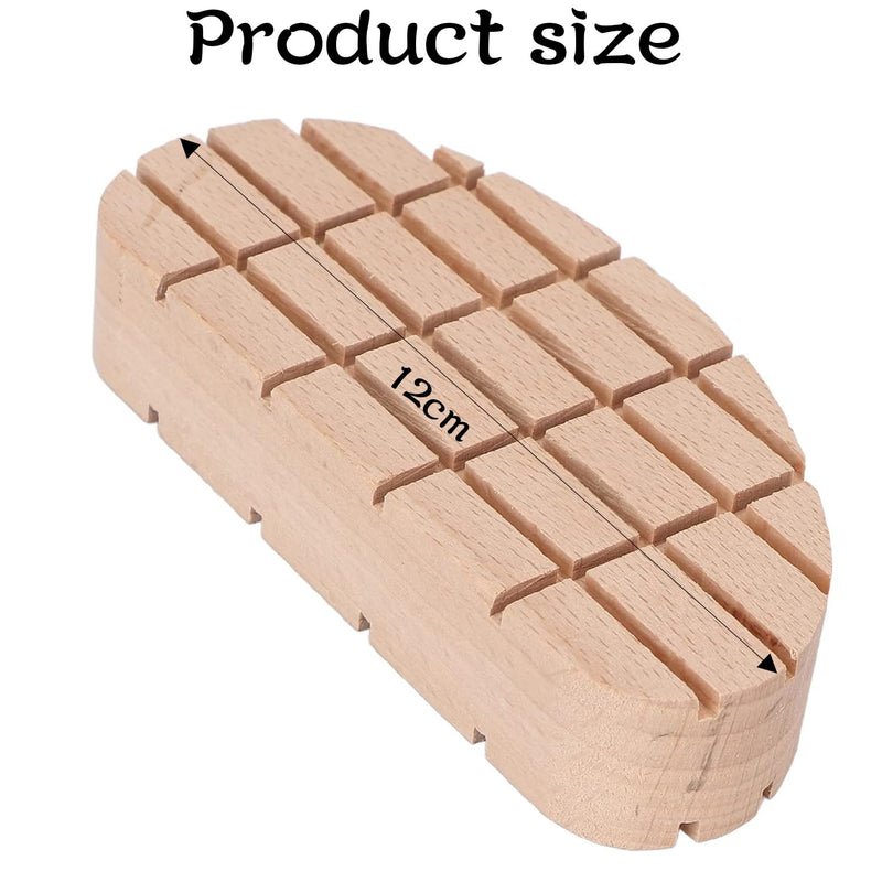 2Pcs Cow Hoof Cattle Horses Hoof Pads Wooden Hoof Mat Easy to Paste Breathable Protection for Lameness Treatment Block Used by Dairy Famers - BeesActive Australia