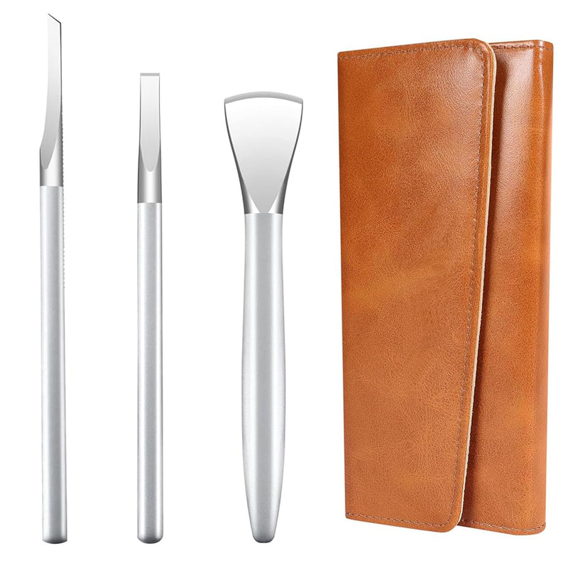 Ingrown Toenail Removal Kit, Pedicure Tools Kit Professional Knife Set Stainless Steel Ingrown Toenail Tool Foot Care Tools Nail Cuticle Remover (3 Pcs Set) 3 Pcs Set