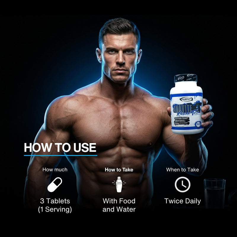 Gaspari Nutrition Anavite XT: Multivitamin and Mineral Complex for Men, Enhanced Muscle Growth and Recovery, Testosterone Support, 90 Tablets