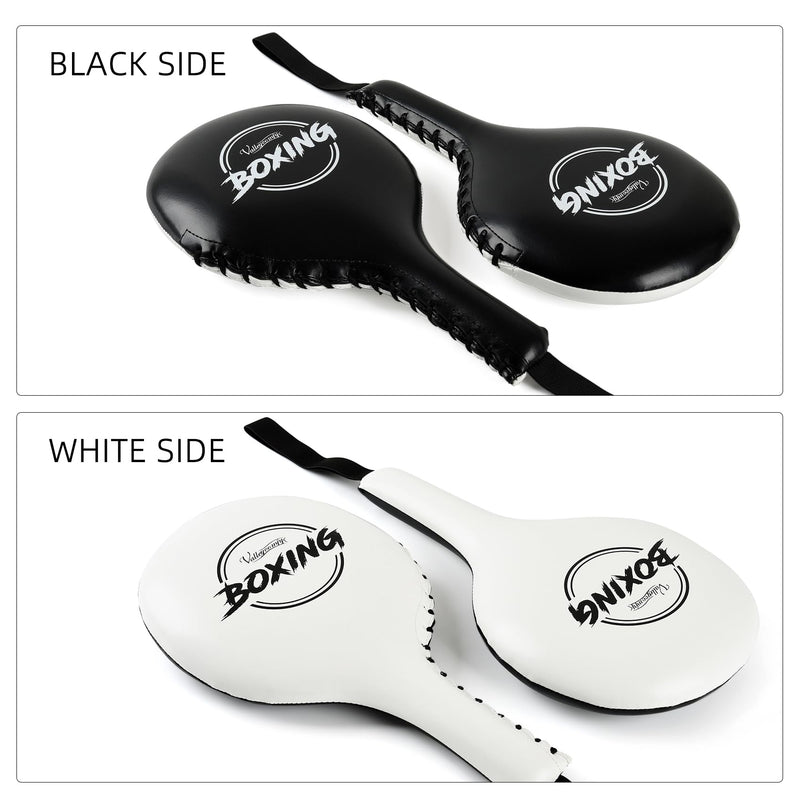 Valleycomfy Boxing Target Paddles Fight Gear Punching & Striking Pads White