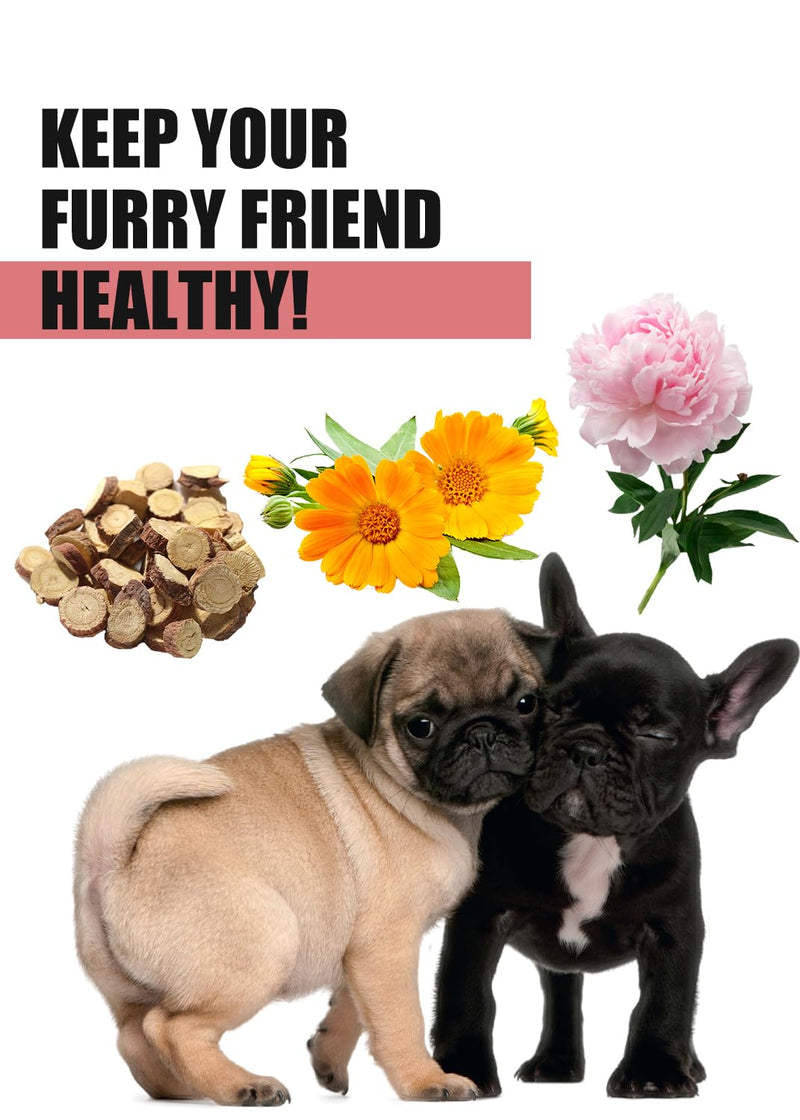 Natural Wrinkle Wipes for Dogs, 120 Count, Hypoallergenic Dog Wipes, Wrinkle Wipes French Bulldog, Cleaning & Deodorizing, Dog Wipes for Grooming Faces, Paws & Butts 120 CountWipe - BeesActive Australia