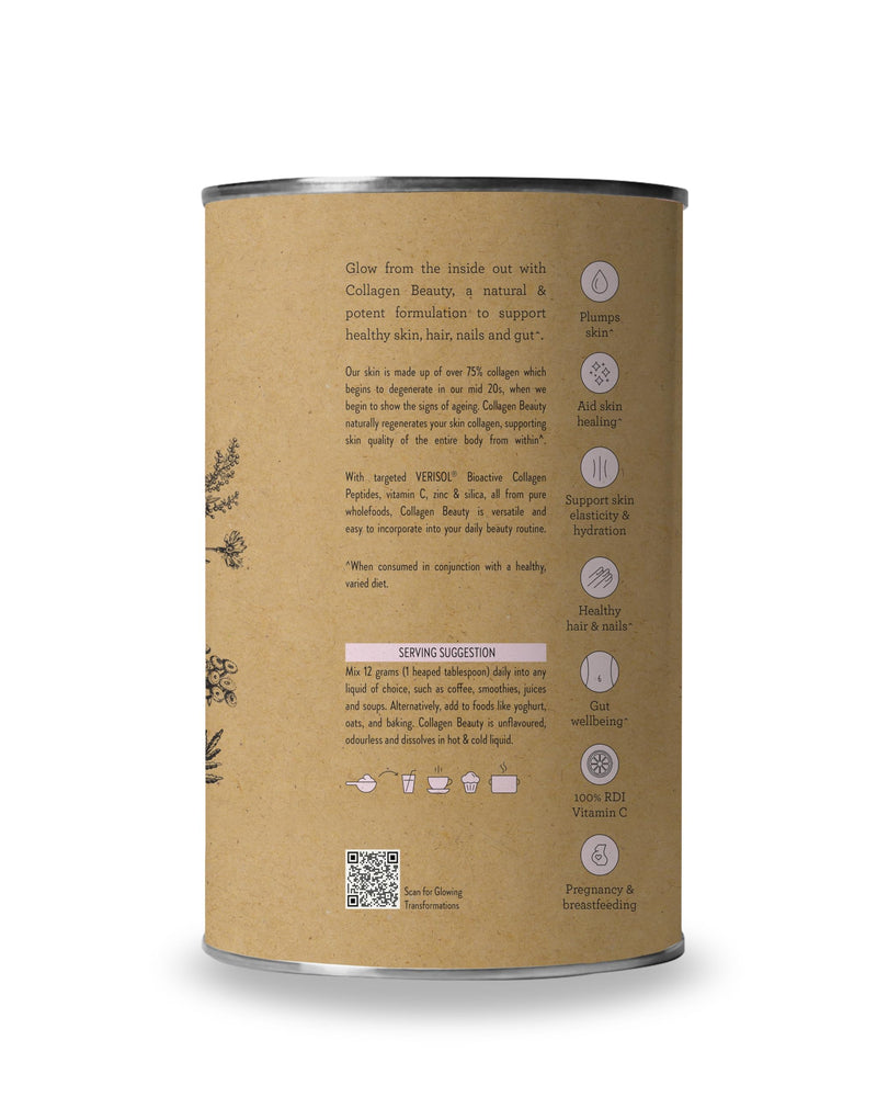 Nutra Organics Collagen Beauty Unflavoured 450G 15.9 Ounce (Pack of 1)