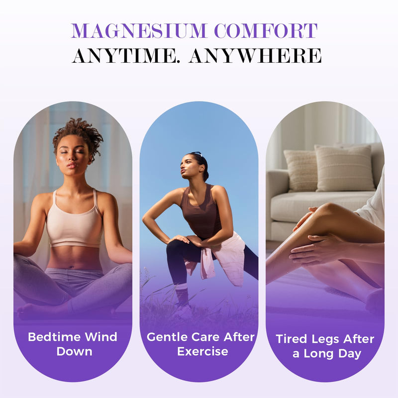 Magnesium Cream – Restful Sweet Sleep + Muscle Relaxation for Legs, Feet & Arms | Hydrating Body Cream with Magnesium & Shea Butter to Smooth Skin, Calm Gentle Formula 125 ml 4.21 Fl Oz (Pack of 1)