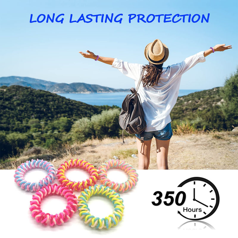 Mosquito Repellent Bracelets 12 Pack, Individually Wrapped Mosquito Repellent Bands, DEET Free Bug Insect Mosquito Wristbands Safe for Adults and Kids - BeesActive Australia