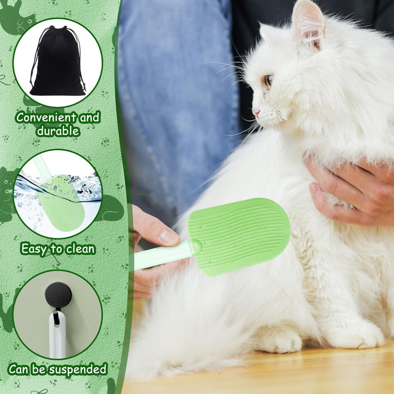 SPERMUOY cat brush cat comb, 3-piece cat brush short hair cat brush long hair cat tongue comb dog comb, cat comb suitable for cat massage - BeesActive Australia