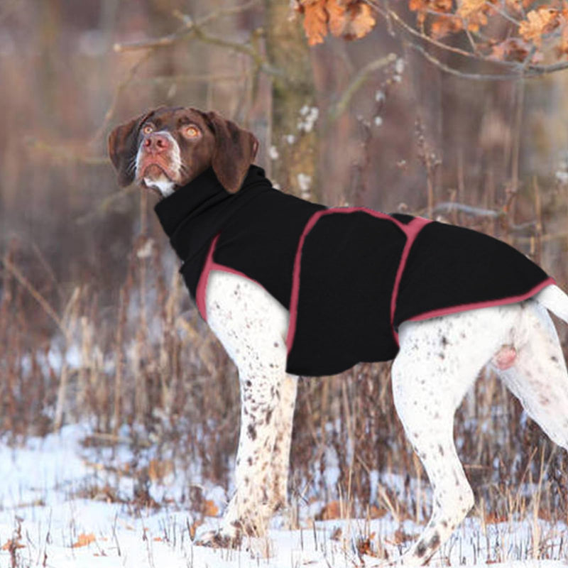 Hjyokuso Dog Sweater with Calming Hood and Ear Protection, Dog Coat for Small Medium Large Dogs, Calming Vest for Dogs, Dog Coat for Anxious Dogs, Dog Anxiety Jacket XS Black - BeesActive Australia