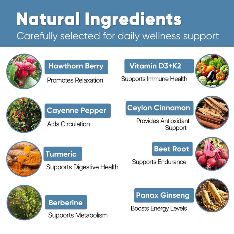 Waldkern Cayenne Complex Plus Liquid Drops – Herbal Formula with Cayenne, Hawthorn, Beet Root & Vitamin D3 K2, Supports Relaxation, Steady Energy & Daily Balance, 2 fl oz (60ml)